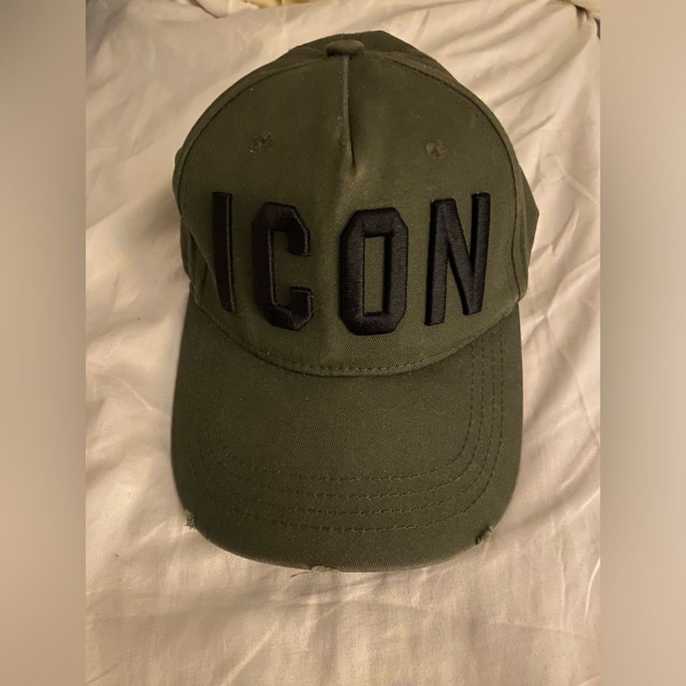 Dsquared2 Olive Green Icon Hat
